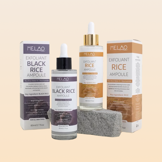 MELAO - Gommage Doux au Riz Noir & Blanc Fermenté