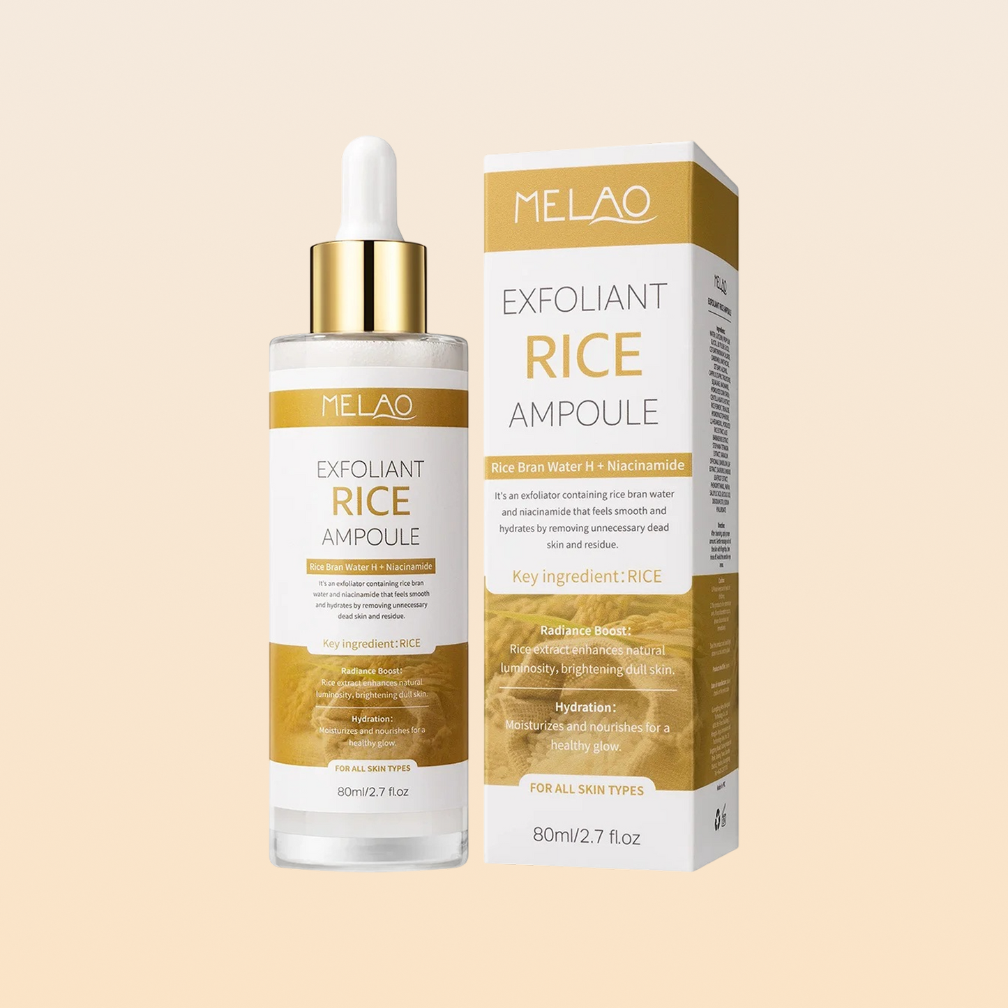 MELAO - Gommage Doux au Riz Fermenté - L'exfoliation inspirée des rituels coréens